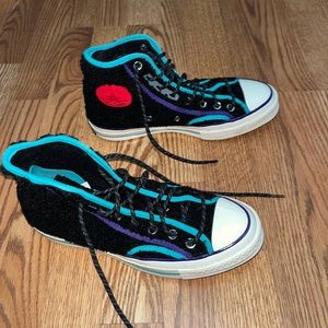 Retro Sherpa High Top Converse